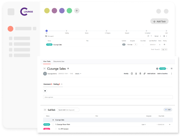 organized task one place